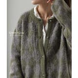 カーディガン チェック シャギー | HUG.U | 詳細画像12 