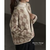 カーディガン チェック シャギー | HUG.U | 詳細画像13 