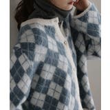 カーディガン チェック シャギー | HUG.U | 詳細画像20 