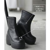 ブーツ ソックスブーツ 10センチヒール | HUG.U | 詳細画像6 