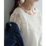 ニット 刺繍 デコルテ見せ | HUG.U | 詳細画像18 