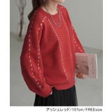 ニット 刺繍 バルキーニット | HUG.U | 詳細画像10 