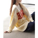 ニット ロゴ 刺繍 | HUG.U | 詳細画像9 