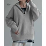 ニット ジャスト丈 ハーフジップ | HUG.U | 詳細画像11 