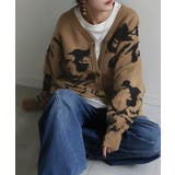 カーディガン 花柄 ニット | HUG.U | 詳細画像16 