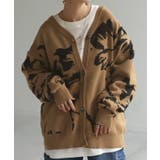 カーディガン 花柄 ニット | HUG.U | 詳細画像5 