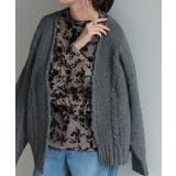 シアートップス レイヤード 柄 | HUG.U | 詳細画像12