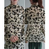 シアートップス レイヤード 柄 | HUG.U | 詳細画像13