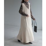 シアートップス レイヤード 柄 | HUG.U | 詳細画像4