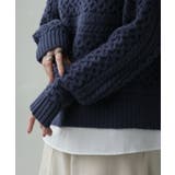 ニット シャツ 重ね着風 | HUG.U | 詳細画像19 