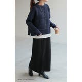 ニット シャツ 重ね着風 | HUG.U | 詳細画像6 