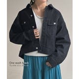 Gジャン ジャスト丈 デニム | HUG.U | 詳細画像15 