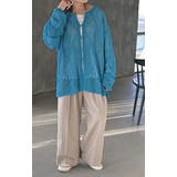 カーディガン メッシュ サマーニット | HUG.U | 詳細画像7 