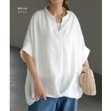 ブラウス キーネック シャツ | HUG.U | 詳細画像10 