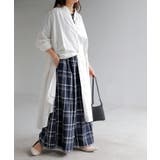 パンツ チェック ワイドパンツ | HUG.U | 詳細画像11 