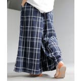 パンツ チェック ワイドパンツ | HUG.U | 詳細画像19 