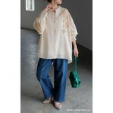 シャツ コード刺繍 シアー | HUG.U | 詳細画像19