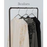 シャツ コード刺繍 シアー | HUG.U | 詳細画像7