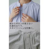 シャツ ストライプ ノーカラー | HUG.U | 詳細画像19 