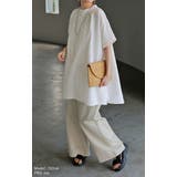 シャツ ストライプ ノーカラー | HUG.U | 詳細画像7 