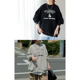 スウェット ロゴ チュニック | HUG.U | 詳細画像18