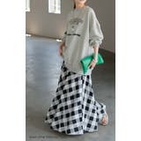 スウェット ロゴ チュニック | HUG.U | 詳細画像3