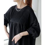 ブラウス 前後2WAY ノーカラー | HUG.U | 詳細画像18 