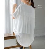 Tシャツ シフォン レディース | HUG.U | 詳細画像15