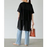 Tシャツ シフォン レディース | HUG.U | 詳細画像8