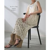 ニット 透かし編み レディース | HUG.U | 詳細画像8 