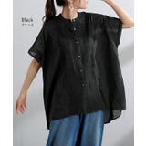 シャツ レース ノーカラー | HUG.U | 詳細画像12 