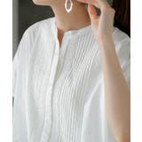 シャツ レース ノーカラー | HUG.U | 詳細画像18 