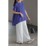 シャツ レース ノーカラー | HUG.U | 詳細画像8 