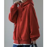 フレッシュレッド | パーカー レディース アウター 裏ボア 極暖 トップス スウェット トレーナー | HUG.U