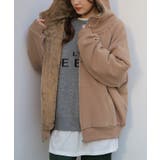 モカ | パーカー レディース アウター 裏ボア 極暖 トップス スウェット トレーナー | HUG.U