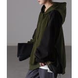 カーキ | パーカー アウター レディース | HUG.U