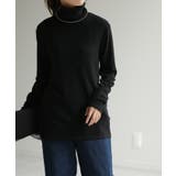 ブラック | カットソー オフタートル インナー | HUG.U