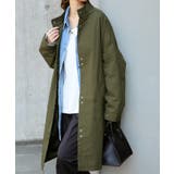 カーキ | アウター ミリタリーコート レディース | HUG.U