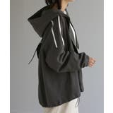 ダークグレー | パーカー ワッフル 体型カバー | HUG.U