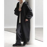 ブラック | パーカー ロング 綿100 | HUG.U