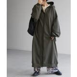 サファリグレー | パーカー ロング 綿100 | HUG.U