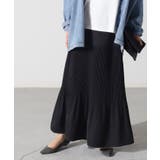 ブラック | スカート プリーツ シワになりにくい | HUG.U