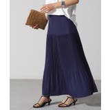 ネイビーブルー | スカート プリーツ シワになりにくい | HUG.U