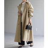 ベージュ | トレンチコート レディース アウター | HUG.U