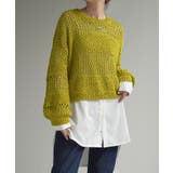 ホワイト | カットソー シャツ レイヤード | HUG.U