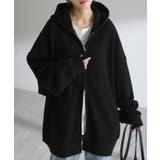 ブラック | パーカー 大人 ワッフル | HUG.U