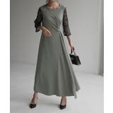 モスグレー | ワンピース レース 結婚式 | HUG.U