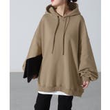 モカ | パーカー カラバリ豊富 オーバーサイズ | HUG.U