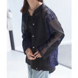 ブラック×ネイビー | カーディガン メッシュ サマーニット | HUG.U