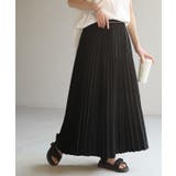 ブラック | スカート 撥水 プリーツ | HUG.U